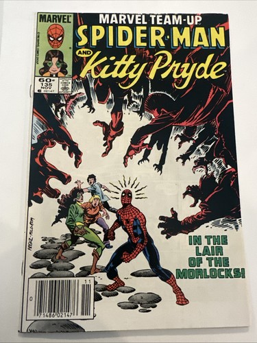 Spider-Man & Kitty Pryde 1983 Marvel Comics Team-Up #135 In The Lair Of Warlocks