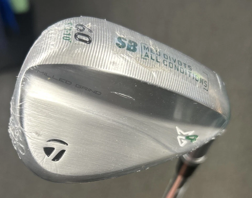 New TaylorMade MG4 Chrome 60.10 Degree Lob Wedge Dynamic Gold 115 Stiff - Image 3 of 4