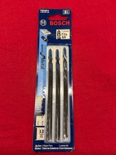 Bosch T321BF3 3-Piece 5-1/4" 12 TPI Metal T-Shank Jig Saw Blade