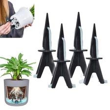 GreenShip 4 Pack Self Watering Spikes for Indoor Small（4 Pack） 