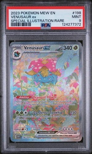 Pokemon Venusaur ex SV151 198/165 Special Illustration Rare PSA 9