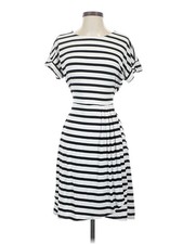 Chaps Women White Casual Dress S