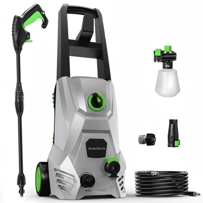#ad #ad Rebelduck 4000 PSI Electric Pressure Washer 2.6 GPM 4 in 1 Adjustable Nozzle $100.80