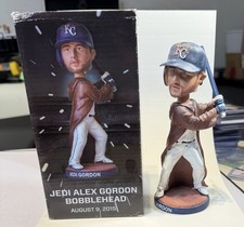 Jedi Alex Gordon Bobblehead KC Royals Star Wars Night 2015 SGA Rare Kansas City
