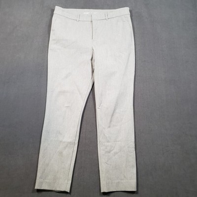 Old Navy Pixie Skinny Pants Womens 12 Gray High Rise Secret Smooth Pockets