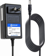 T-Power 12V Ac Adapter Charger for Seagate Freeagent Goflex Desk Backup plus Hub