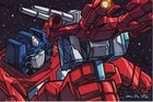 Optimus Prime Transformers 4"x 6" original art by Scott Dalrymple — photo 1