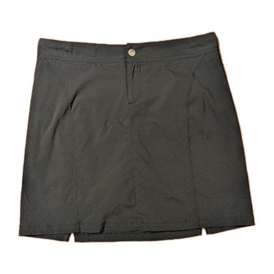 Columbia Omni-Shield Black Skort Women s 8 Hiking Golf Outdoor Shorts