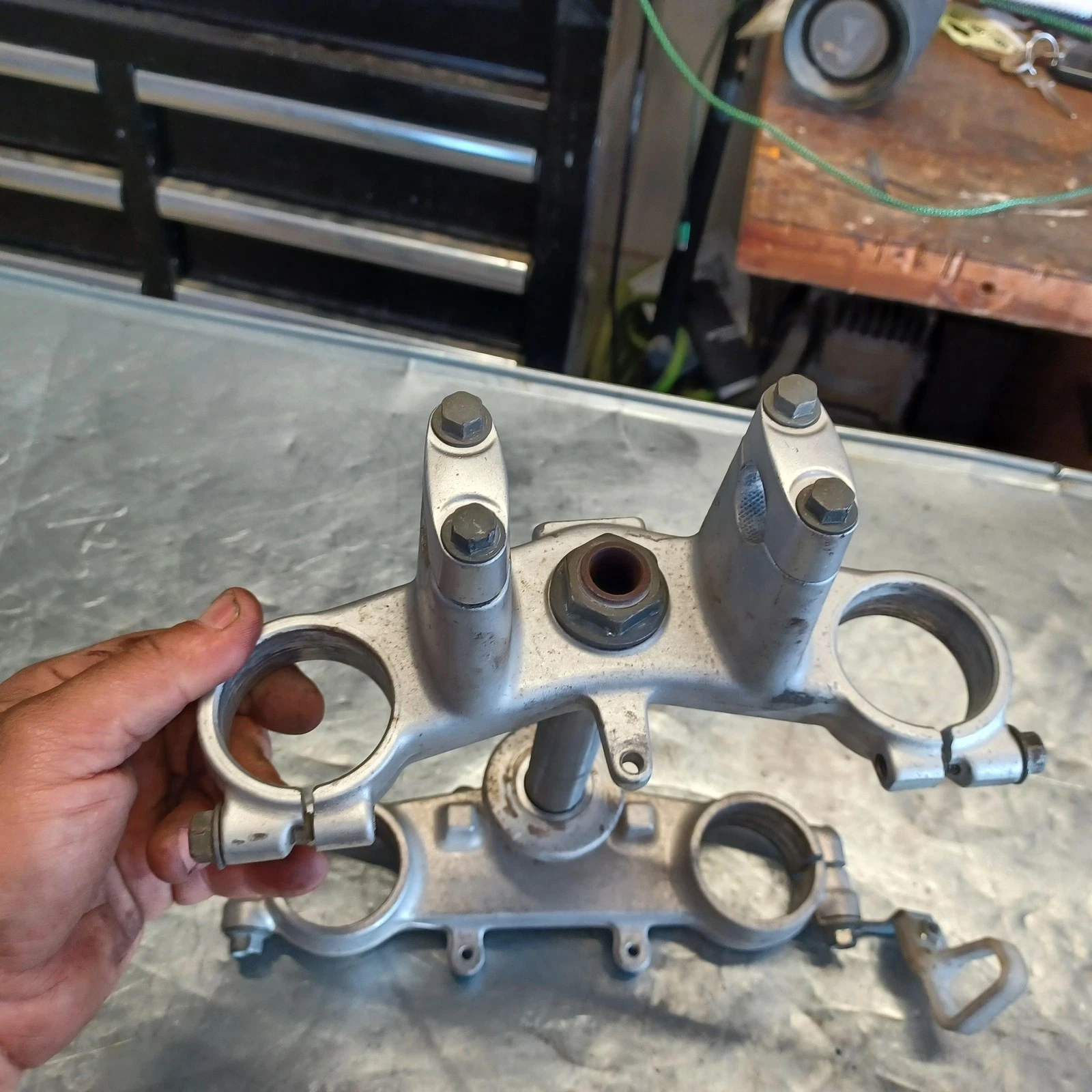 2000 Yamaha Yz80 Triple Clamp