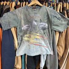 Vintage Star Wars Trade Federation Droid Fighters T Shirt Size YM Episode 1 Y2K