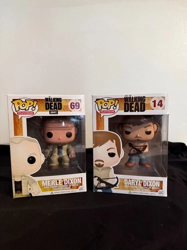 Funko Pop! Television:  -  Darryl 14 and Merle 69 Combo - VAULTED - NEW IN BOX