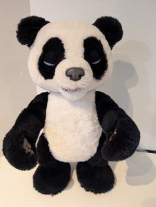 FurReal PLUM The Curious Panda Cub Interactive Plush Moves & Sounds Tested Works