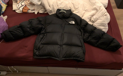 The North Face Herren Daunenjacke 700-Fill Schwarz XXL Stehkragen Outdoor