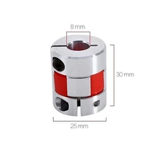 8mm x 12mm Flexible Plum Shaft Coupling CNC Stepper Motor Encoder Coupler