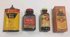Vintage Mixed Lot 3 Gun Oil Cleaner Outers Birchwood Casey Hoppes Empty & Box