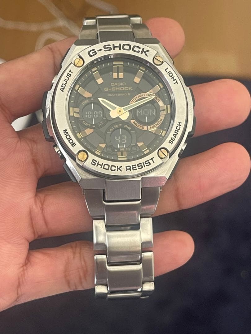 G-SHOCK GST-W110D Full Metal Solar Shock Resistant G1107