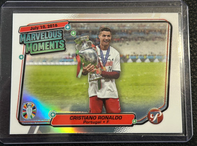Topps Pristine R. to EURO 2024 Portugal CRISTIANO RONALDO CR7 Marvelous Moments