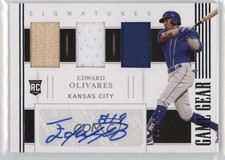 2021 Panini National Treasures 56/99 Edward Olivares #GGS-EO Auto 0a3