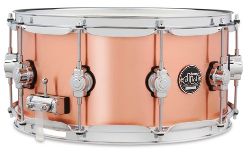 DW Performance Series 1mm Polished Copper 6.5x14 Snare Drum DPMC16514SCX714