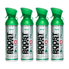 Boost Oxygen Bidone Grande Naturale 10L | Supporto Respiratorio per Aerobica