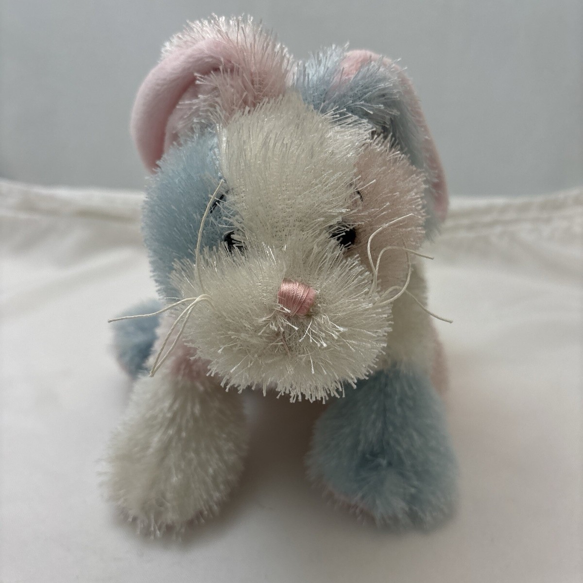 Rabbit♡　1005 Cotton Candy Bunny Rabbit Pink Blue HM174 Ganz Webkinz Plush