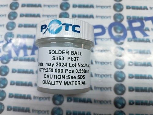 Pallini Di Stagno Per Reballing BGA 0,55mm 25000pcs SnPb Con Flusso Saldante