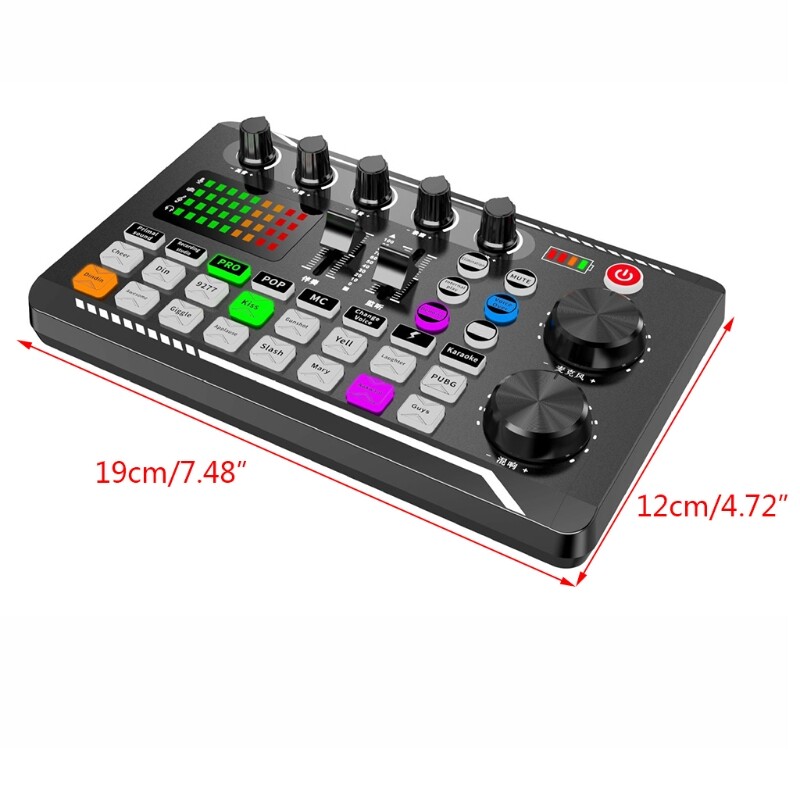 値下げ　SOUND STAGE F998 Sound Card Microphone Sound Mixer Sound Card Mixing Console