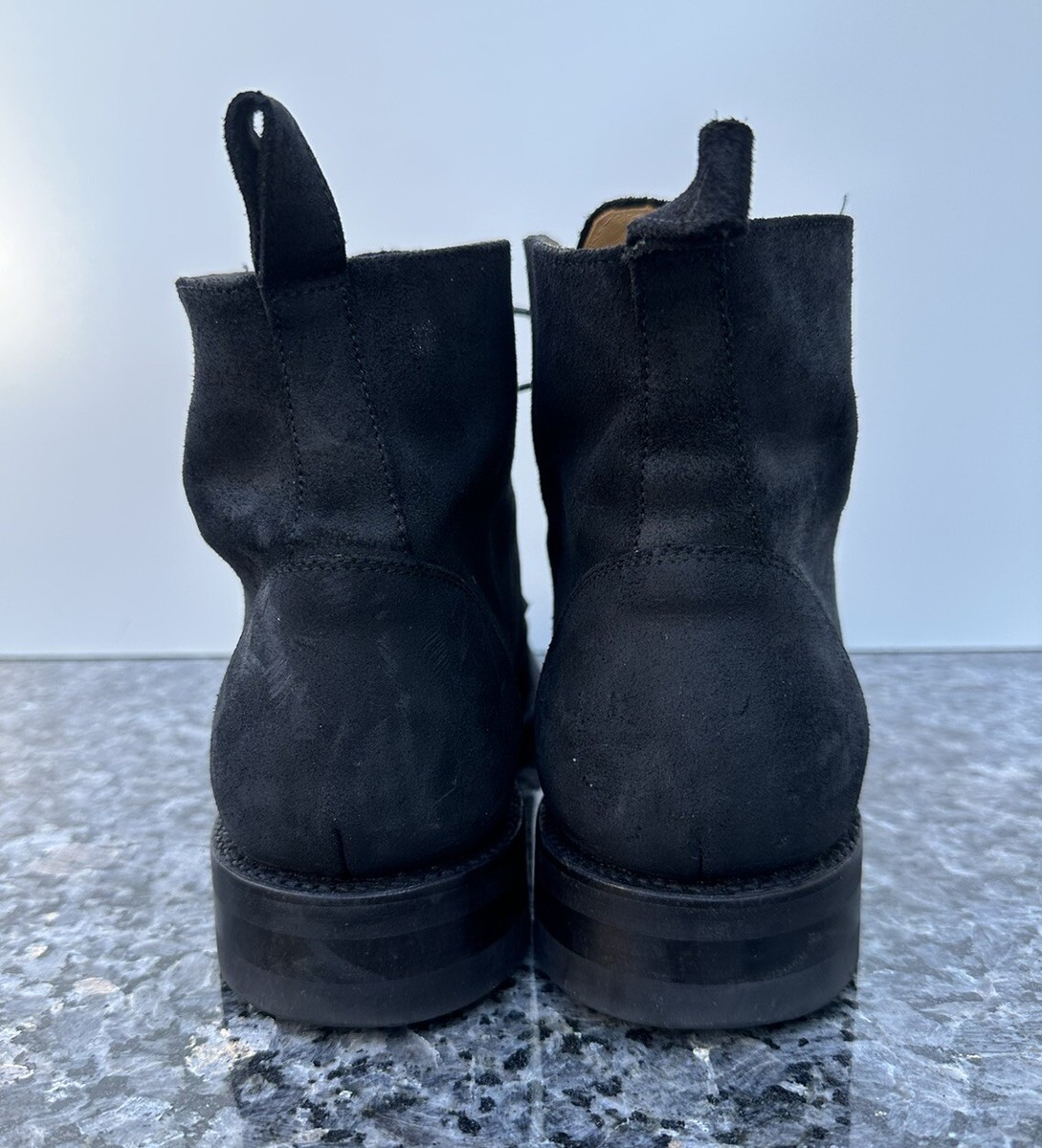 Taft Boots Black Commander Suede Boots‎ Men\'s Size 7 US / 6 UK Made In England Taft Boots Black Commander Suede Boots Men main image 3