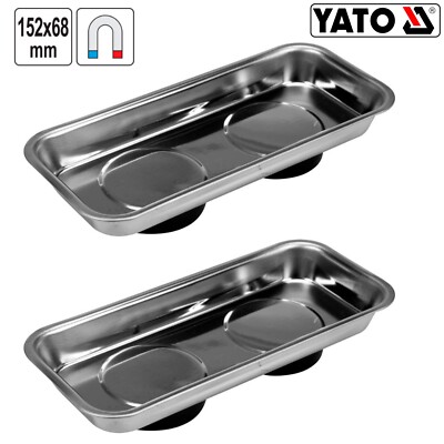 2x YATO Magnetschale Magnetteller Magnetisch Ablageschale