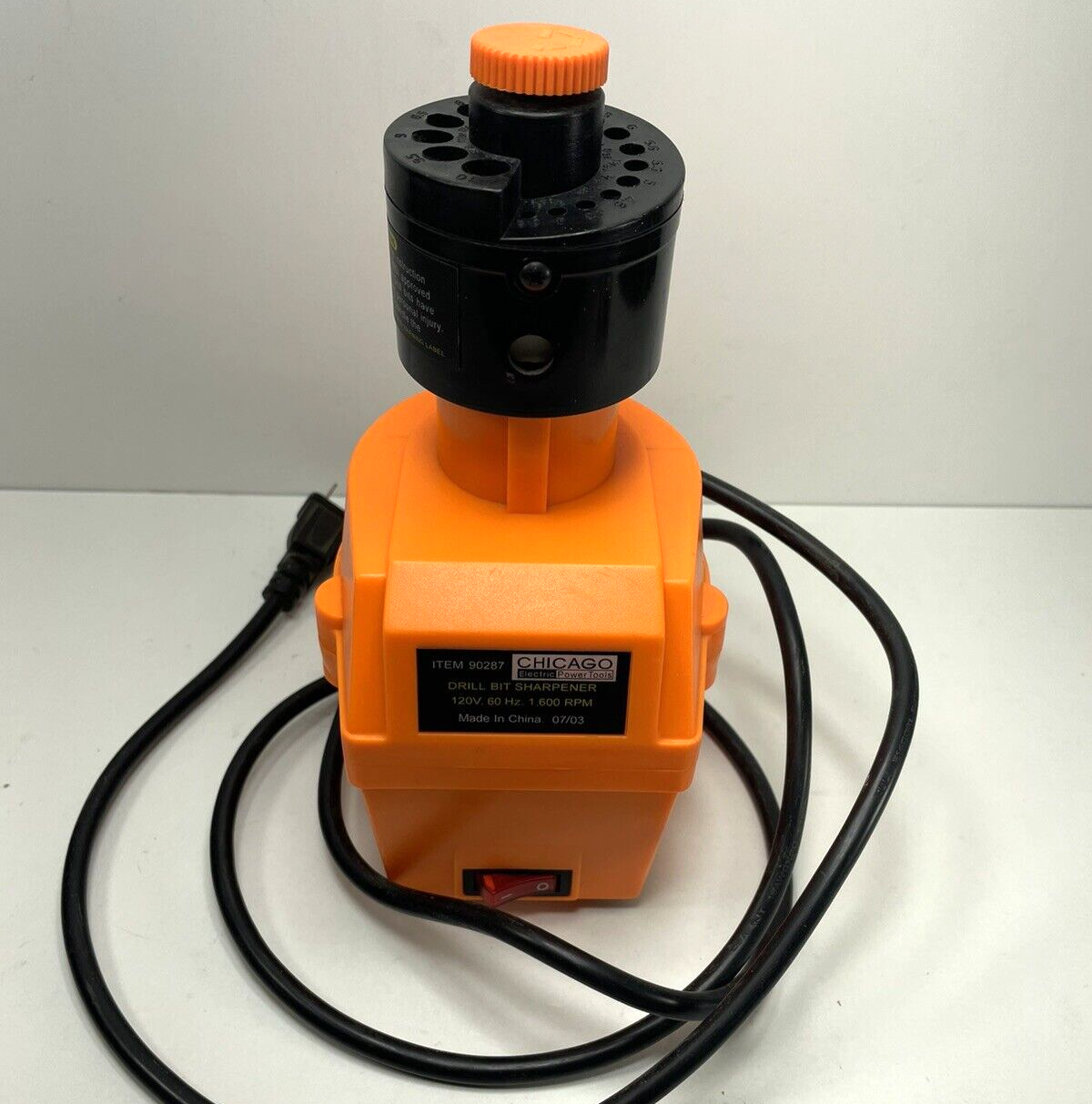 Chicago Electric Drill Bit Sharpener with Manual eBay