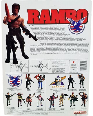RAMBO: The Force of Freedom, Rambo Figure, 1985/86, New! Mint on