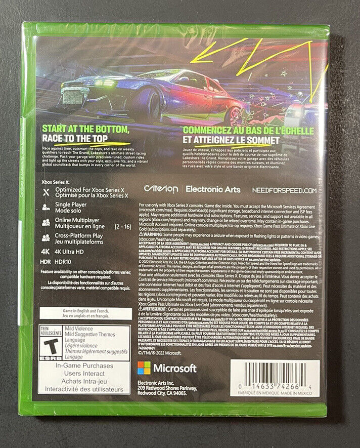 Need for Speed Unbound Standard Edition - Xbox Series X|S