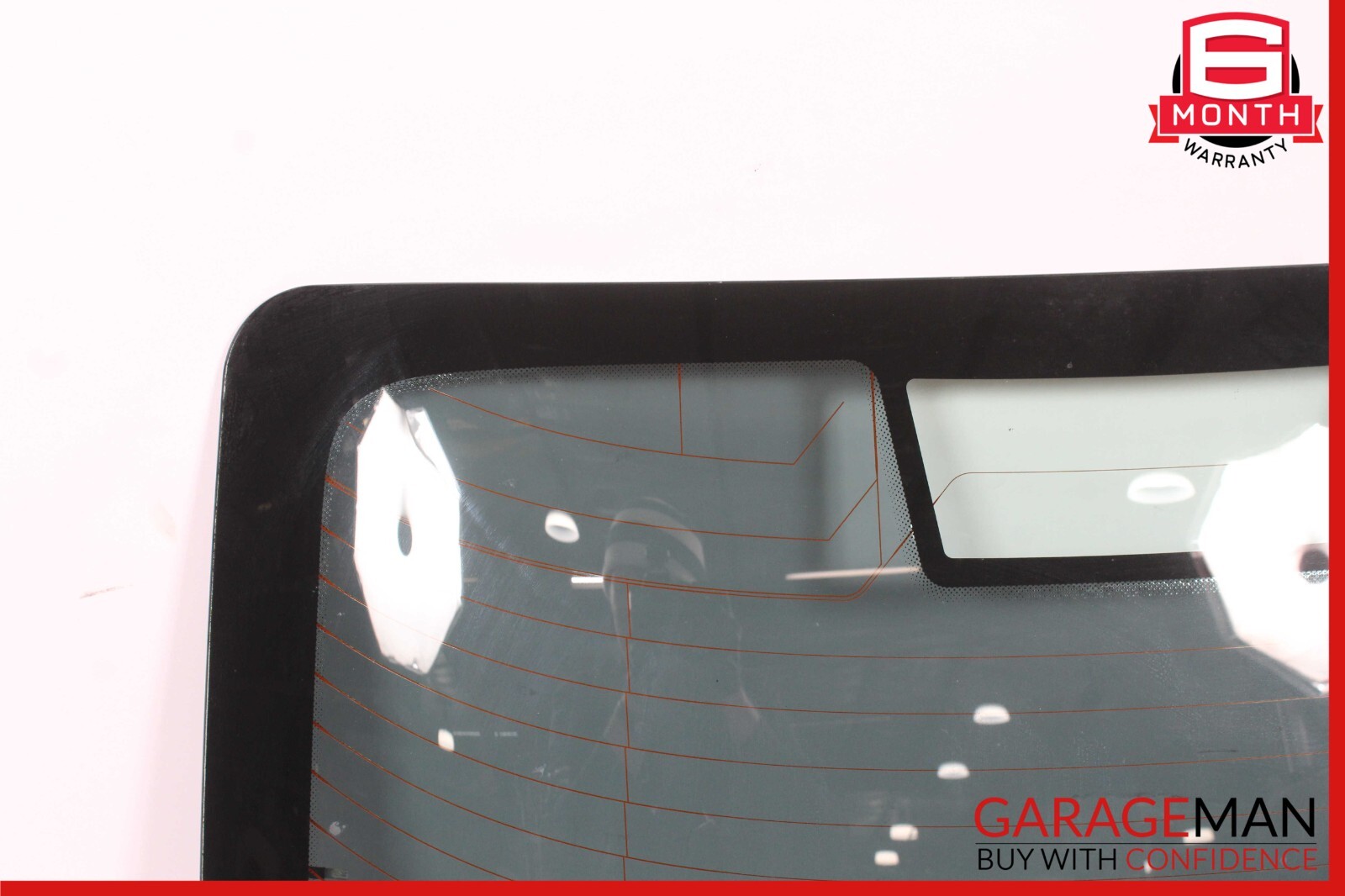 08-18 Maserati GranTurismo M145 Rear Windshield Wind Shield Back Glass Black OEM