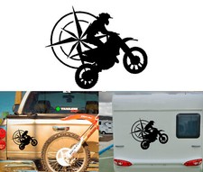 Moto Trial, Autocollant En Vinyle Version A