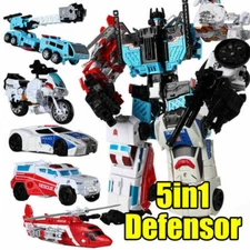 12in HZX 5in1 Defensor IDW G1 Action Figure Deformable Robot Child Kit Toy Nobox