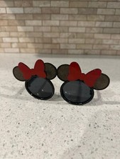 Sun-Staches Disney Minnie Mouse Lil Characters Black Sparkles Costume Sunglasses