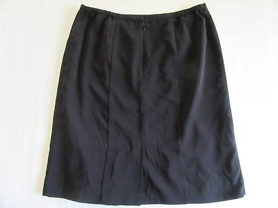 Jupe Femme Norton McNaughton Noire Plissée – Taille 6P (petite), Doublée, En Lin, Occasion Très Bon état