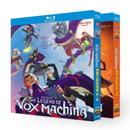 The Legend of Vox Machina Season 1-2 TV Series 4 Disc All Regin Blu-ray Boxed BD - Picture 1 of 2