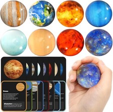 16PCS Solar System for Kids, Solar System Planets Toys - Eight Planets Bouncy Ba