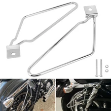Saddle Bag Support Bar Mount Bracket For Harley Street Glide Sportster 883 Dyna