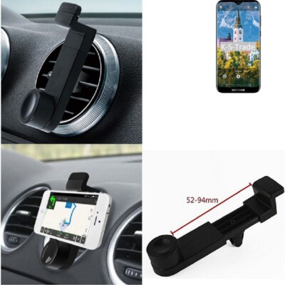 Lüftungshalterung für Doogee Y8 Plus Universal Auto Halterung KFZ schwarz Lüf