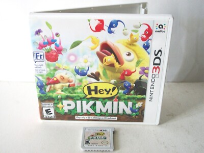 Hey Pikmin Nintendo 3DS Game Case Good Label Cartridge Puzzle