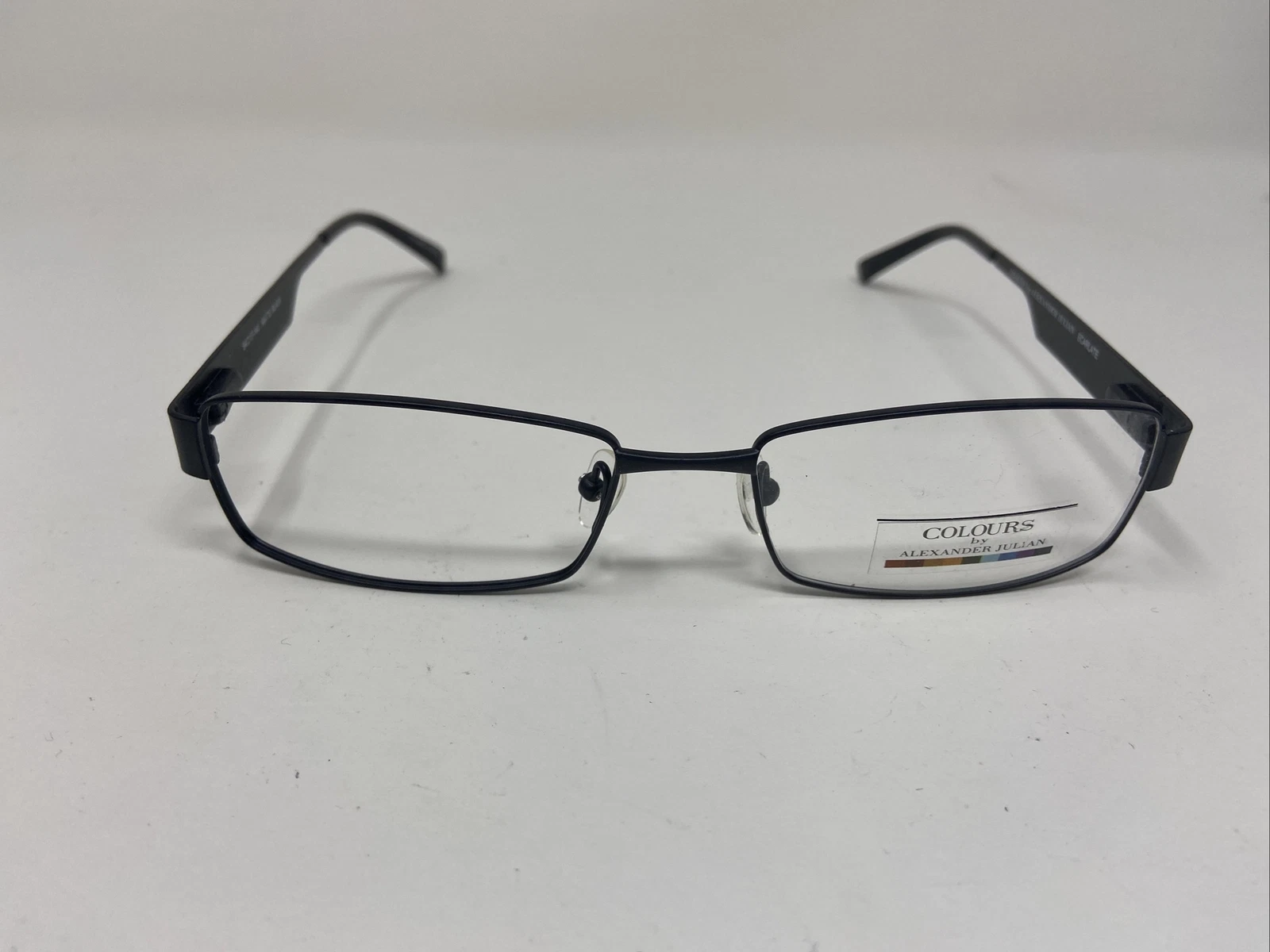 Colours By Alexander Julian ECARLATE 54 17 140 Matte Black Metal Flex Hinge LX25