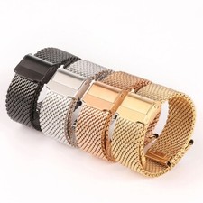 20mm Stainless Steel Watch Straps For 3.0 Thickness Shark Mesh Strap Bracelet