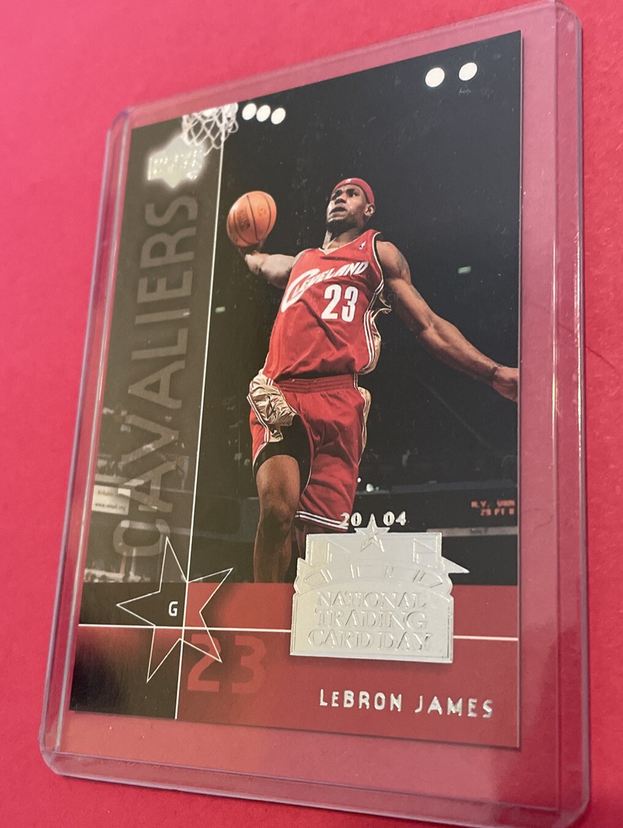 LEBRON JAMES ROOKIE 2004 UPPER DECK ROOKIE #7 NATIONAL TRADING DAY