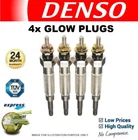 4x DENSO GLOW PLUGS for VW GOLF VI 2.0 TDI 4motion 2009-2012