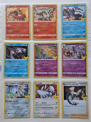 Pokemon Karten Lot 9 Set GREAT PARTY ITA alle verschieden