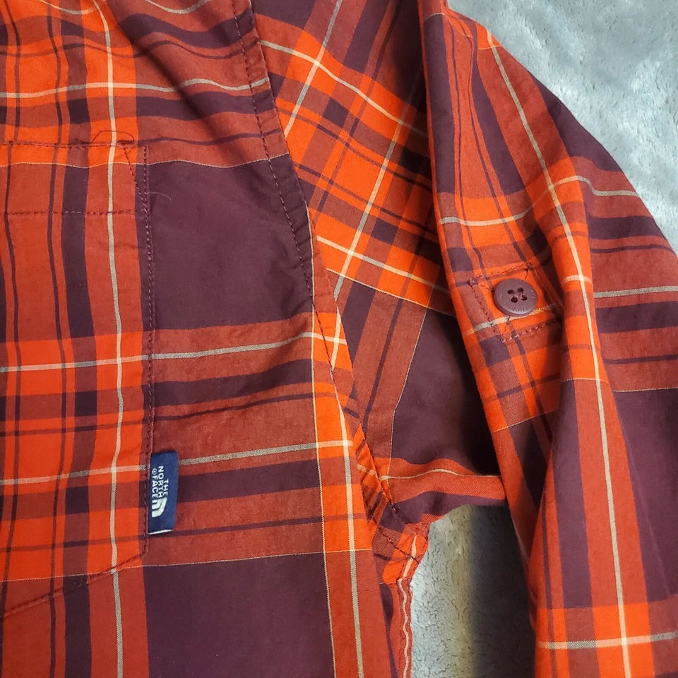 Camisa North Face Para Hombres Aire Libre Manga Larga 44 Pecho Sin Etiqueta Aprox L Tapa Espalda Foto 3 de 4