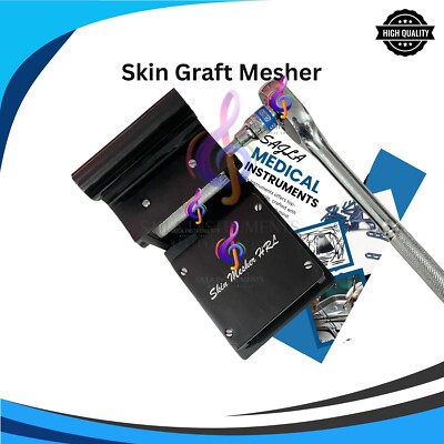 Skin Graft Mesher in premium Black colour Surgical Instruments by Sajla