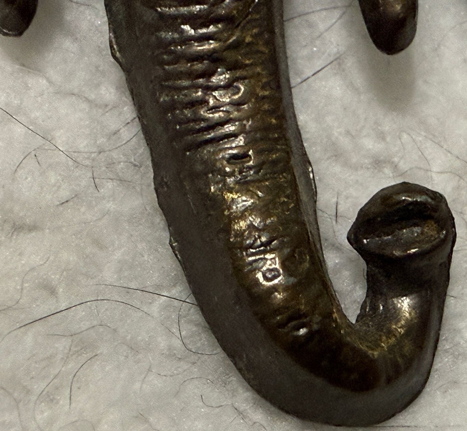 REDUCED Mammoth Solid Bronze or Brass Elephant He… - image 11